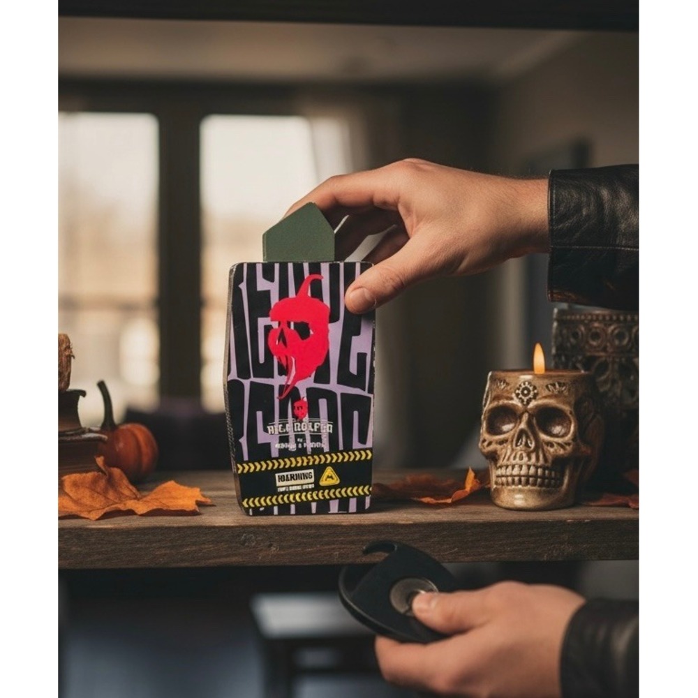 Nica Reaper Cigar Box by Cordoba & Morales Coffin Shaped EMPTY